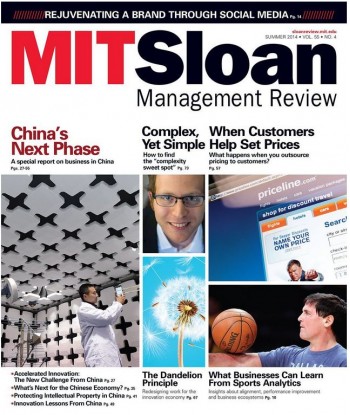 MIT Sloan Management Review Magazine Subscription