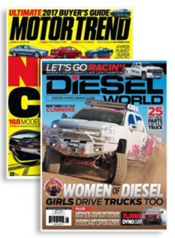 Diesel World & Motor Trend Combo Magazine Subscription
