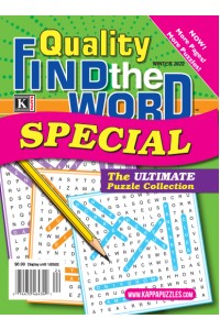 Quality Find The Word Special Magazine