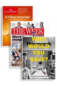 The Economist, The Week & Newsweek Bundle Magazine