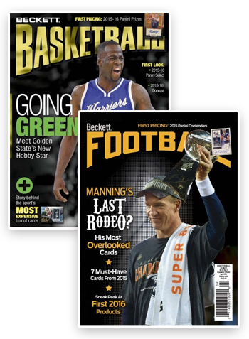 Beckett Basketball & Beckett Football Combo Magazine Subscription