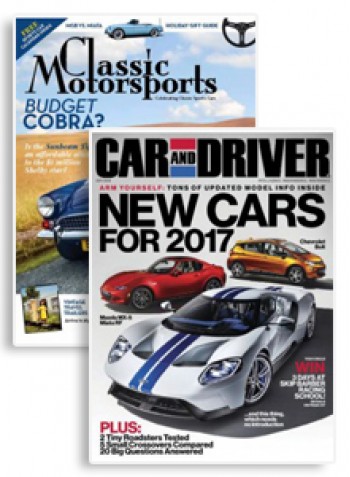 Car And Driver & Classic Motorsports Combo Magazine Subscription