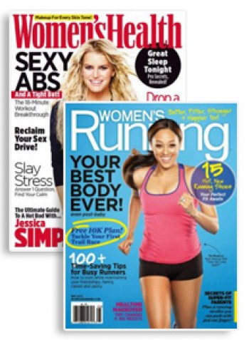 Women's Health & Women's Running Combo Magazine Subscription