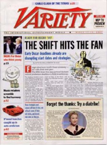 Variety Magazine Subscription