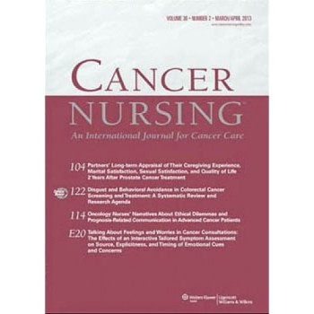Cancer Nursing Magazine Subscription