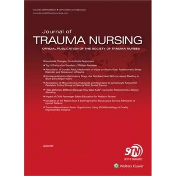 Journal Of Trauma Nursing Magazine Subscription