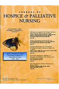 Journal Of Hospice & Palliative Nursing Magazine