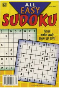 All Easy Sudoku Magazine