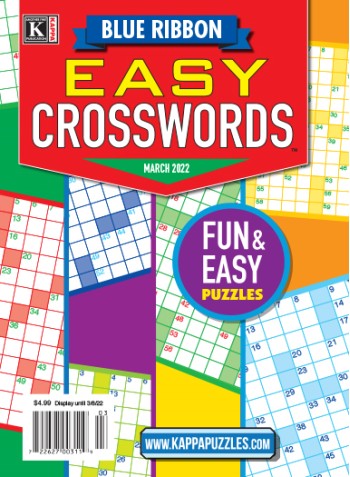 Blue Ribbon Easy Crosswords Magazine Subscription