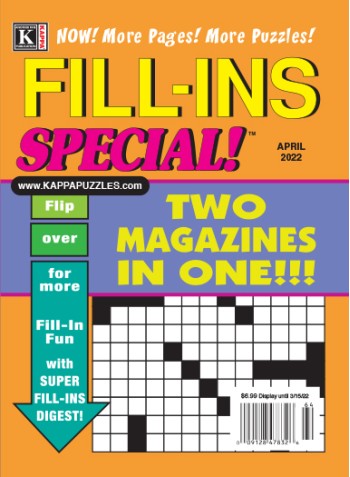Fill-Ins Special! Magazine Subscription