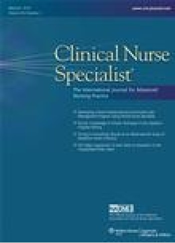 Clinical Nurse Specialist Magazine Subscription