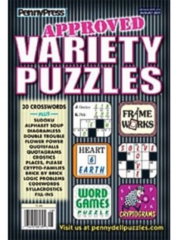Approved Variety Puzzles Magazine Subscription