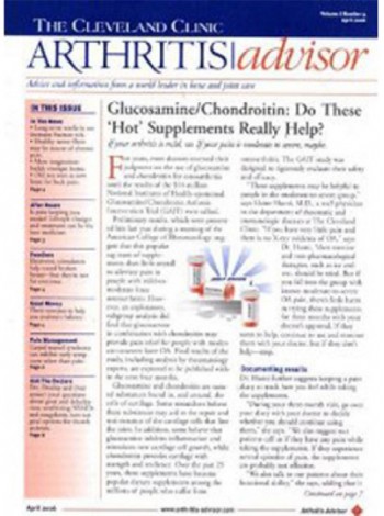Arthritis Advisor Magazine Subscription