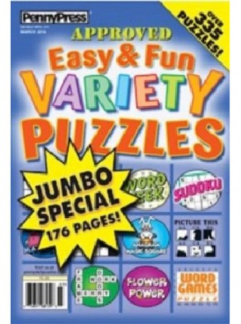 Easy & Fun Variety Puzzles Magazine Subscription