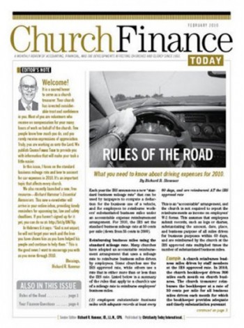 Church Finance Today Magazine Subscription
