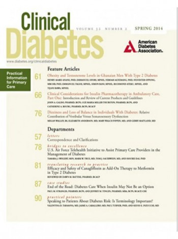 Clinical Diabetes Magazine Subscription