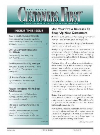 Customers First Magazine Subscription