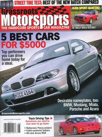Grassroots Motorsports Magazine Subscription