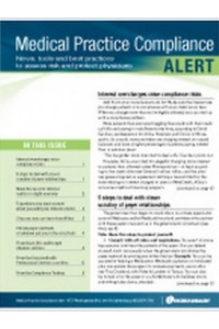 Medical Practice Compliance Alert Magazine