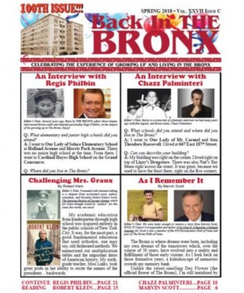 Back In THE BRONX Magazine Subscription