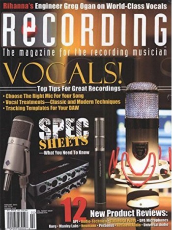 Recording Magazine Subscription
