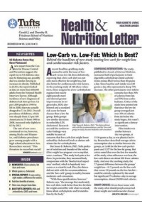 Tufts University Health & Nutrition Letter Magazine